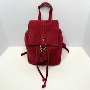 Elle Jae Gypset Genuine Suede Backpack